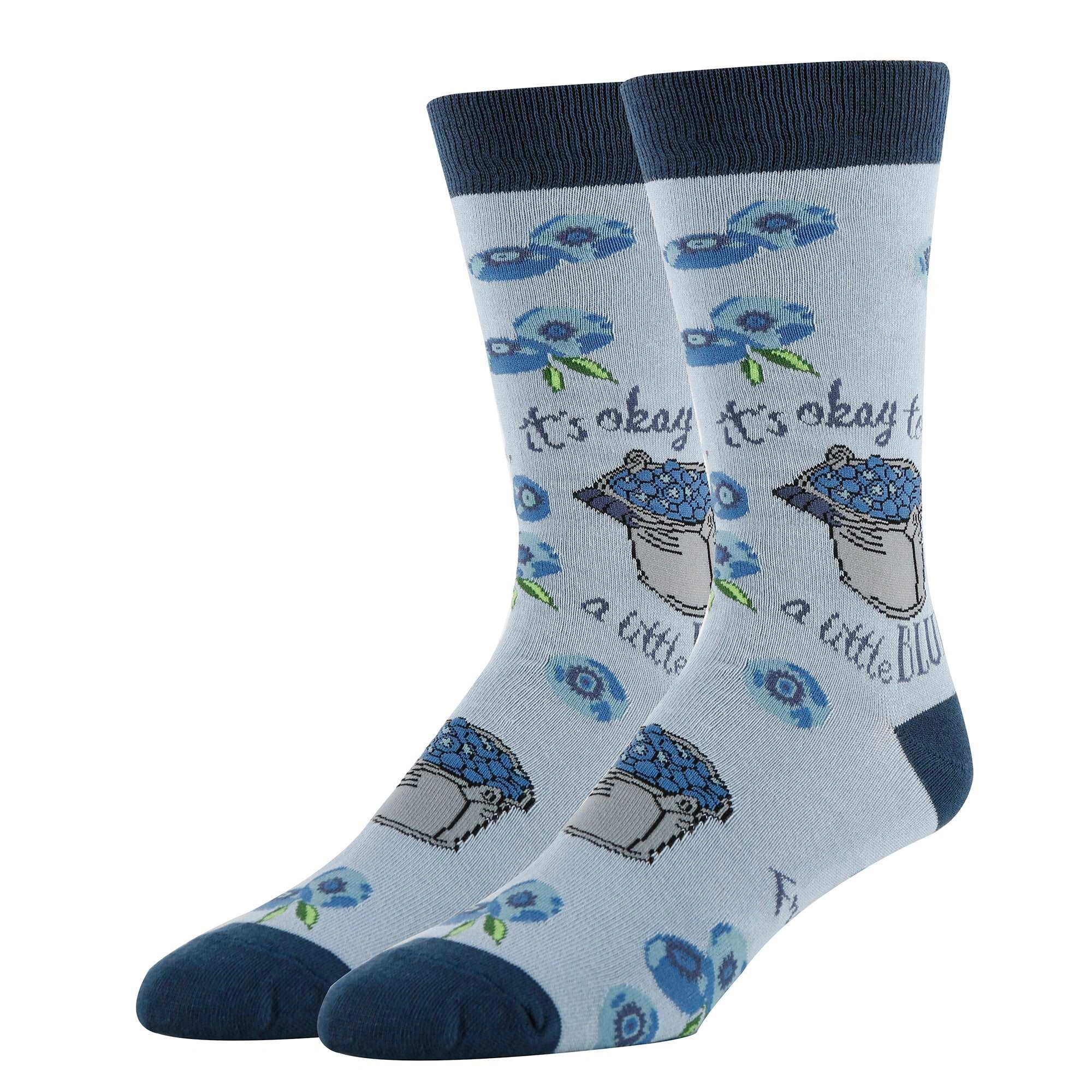 Tiny Blue Bliss Socks